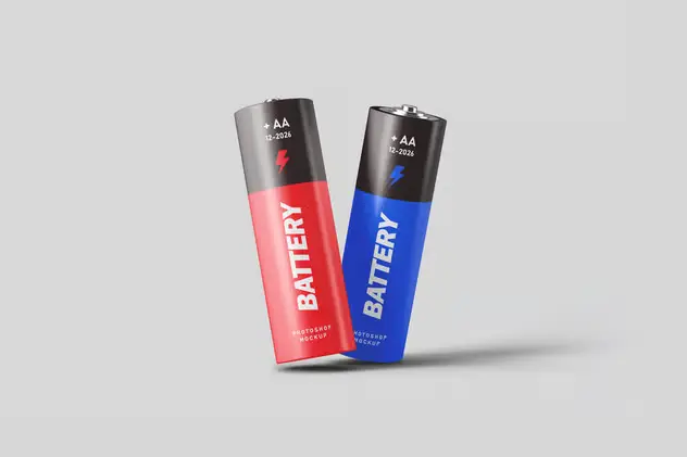 Battery Mockups 4 battery mockups3