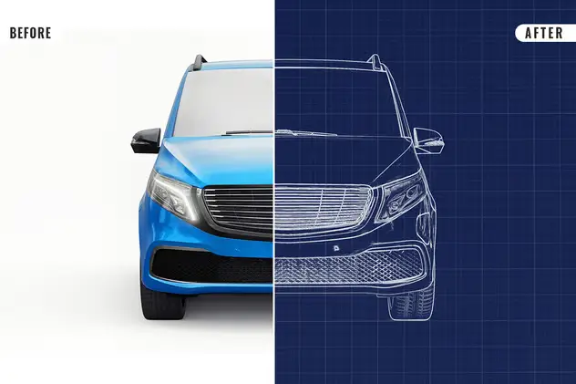 Blueprint Photo Effect 4 blueprint photo effect3