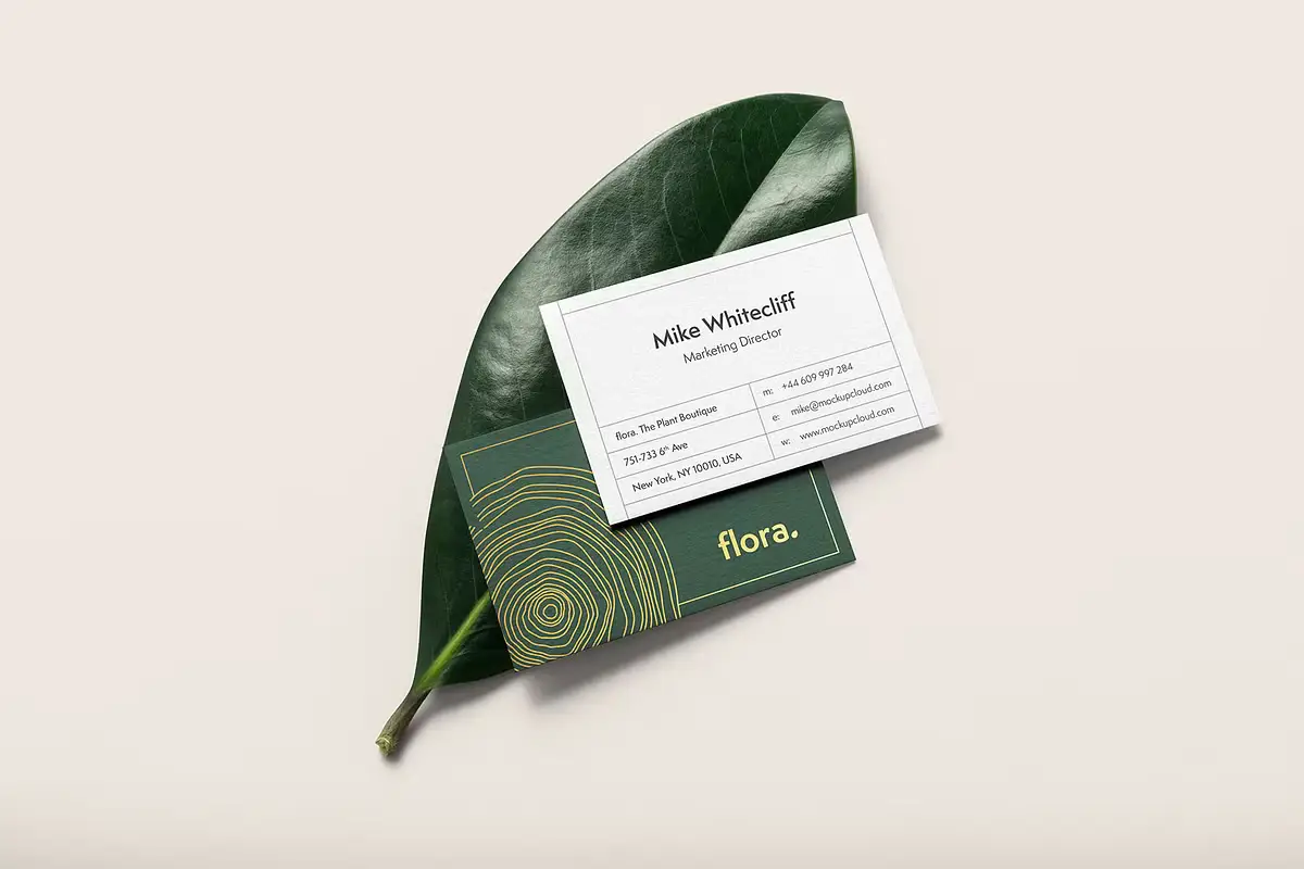Business Cards Mockups Bundle 5 business cards mockups bundle12