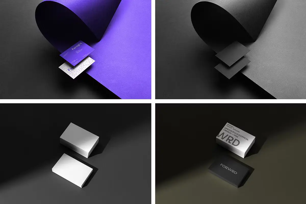 Business Cards Mockups Bundle 12 business cards mockups bundle19