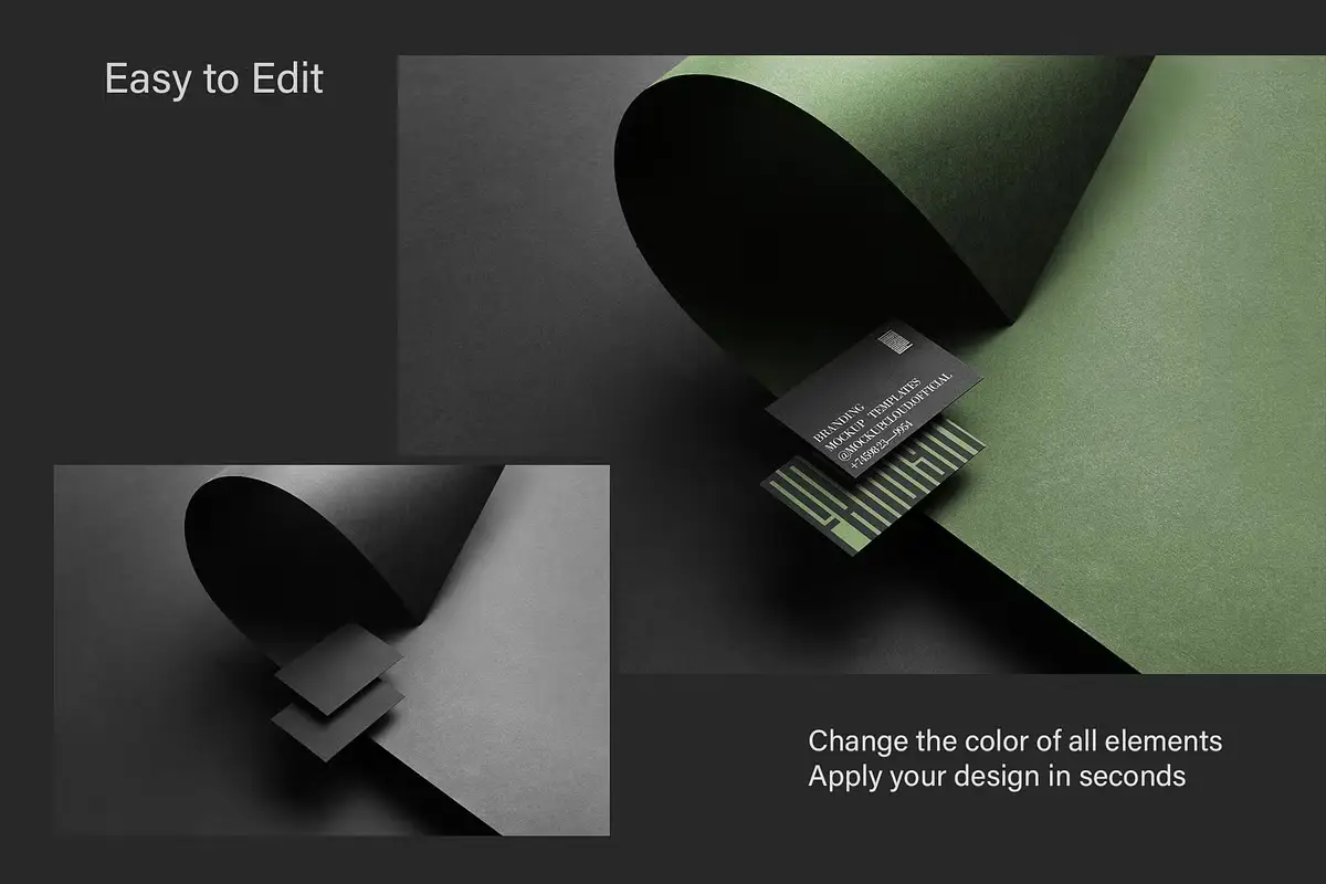 Business Cards Mockups Bundle 28 business cards mockups bundle7