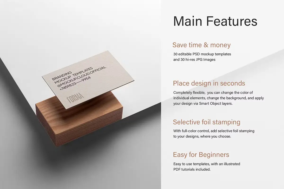 Business Cards Mockups Bundle 30 business cards mockups bundle9