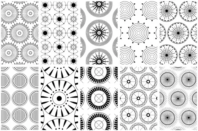 Circular Patterns Set 5 circular patterns set4