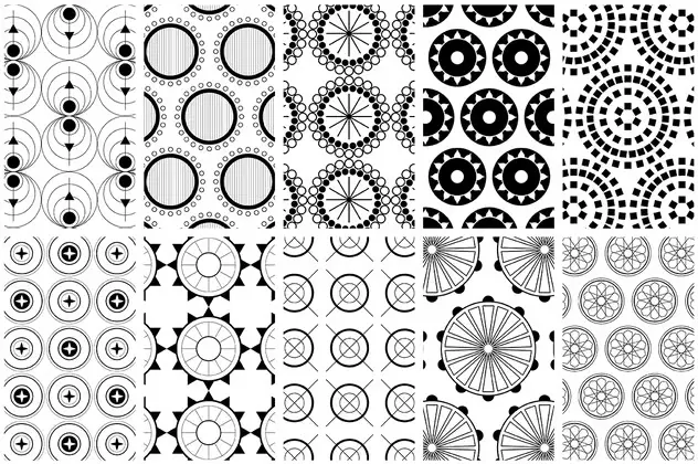 Circular Patterns Set 6 circular patterns set5