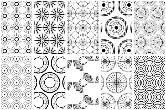 Circular Patterns Set 8 circular patterns set7