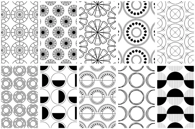 Circular Patterns Set 9 circular patterns set8