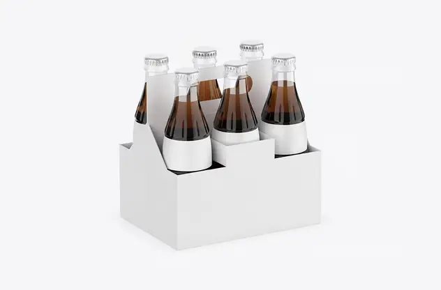Cola Bottle Pack Mockup 4 cola bottle pack mockup3