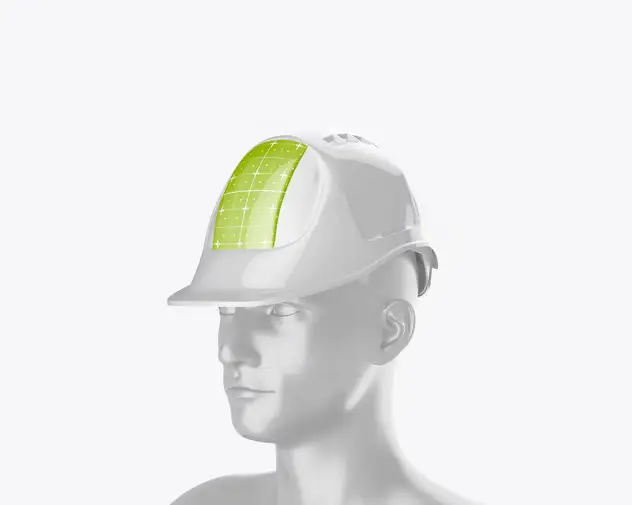 Construction Helmet with Manikin Mockup 4 construction helmet with manikin mockup3