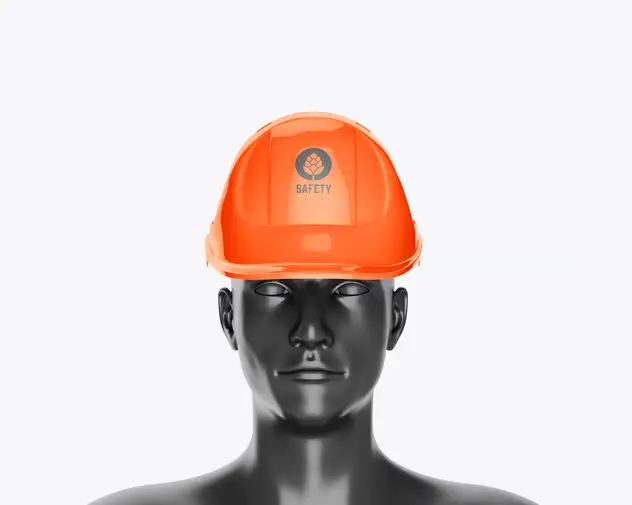 Construction Helmet with Manikin Mockup 10 construction helmet with manikin mockup9