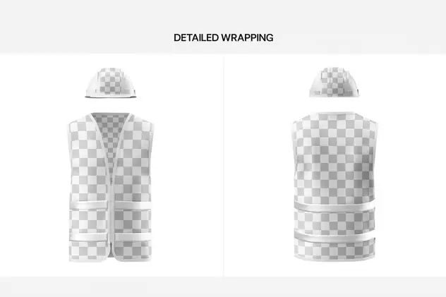 Construction Helmet with Safety Vest Mockup 16 construction helmet with safety vest mockup9