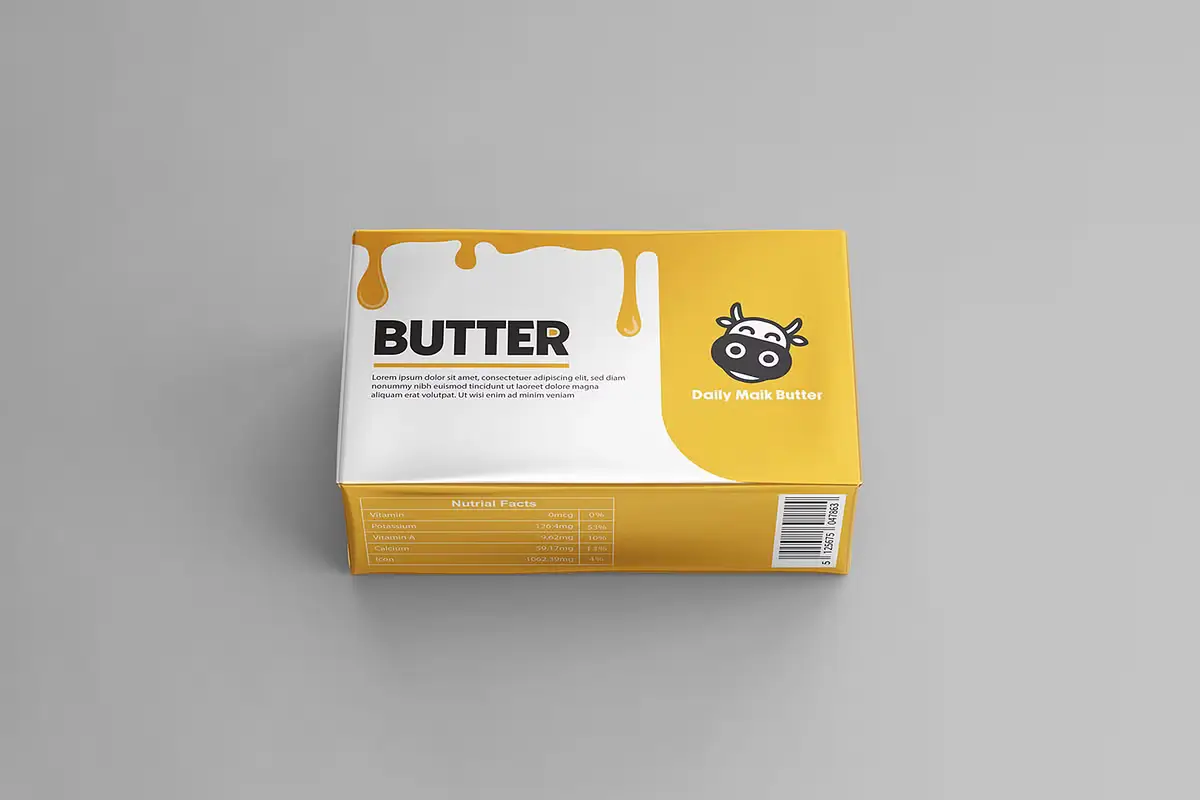 Country Foil Butter Mockup 11 country foil butter mockup3