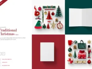 cover image 02 pastel pink christmas scene creator