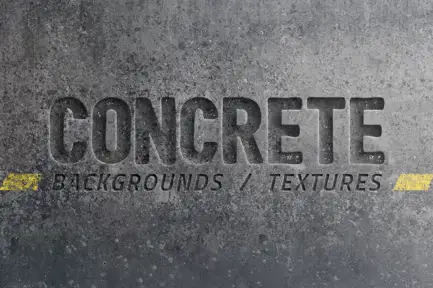 20 Concrete Backgrounds / Textures