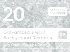 cover image 20 galvanized metal background textures