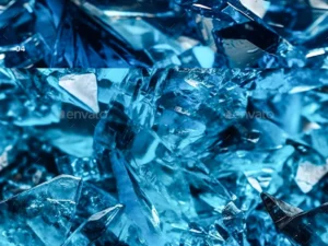 cover image 3d blue broken ice seamless textures