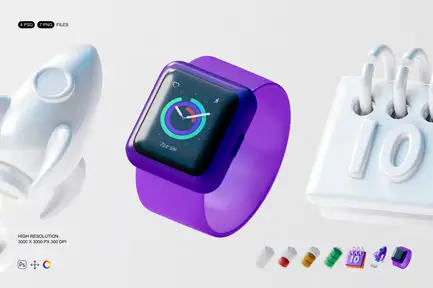 3D Icons Pack