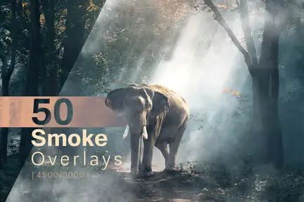 50 Smoke Overlays