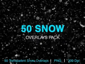 cover image 50 snow overlays pack