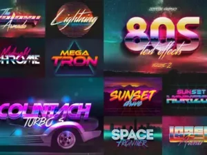 cover image 80s text effects vol2