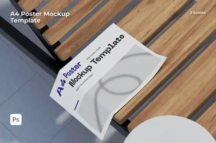 A4 Poster Mockup