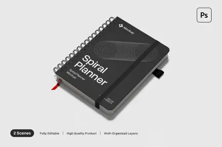 A5 Notebook Mockup