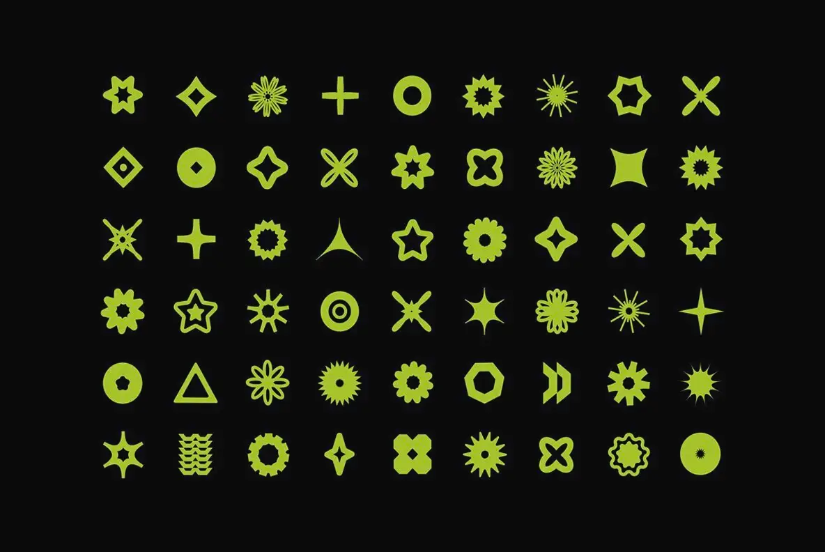 Abstract Geometry Elements Graphics
