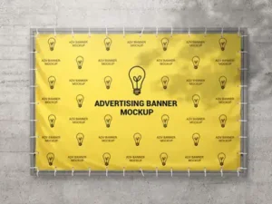 cover image advertising banner mockup