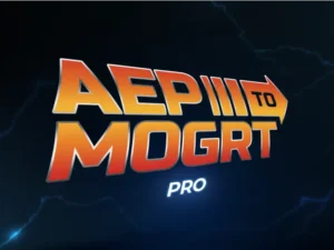 cover image aep to mogrt pro