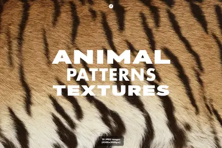 Adobe Photoshop Backgrounds Photo Overlay Bundle - 102 Overlays 7 cover image animal patterns textures