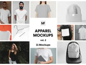 cover image apparel mockups vol2