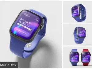 cover image apple watch 8 mockup set