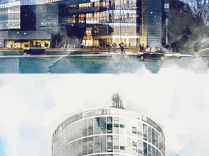cover image architecture watercolor 20 photoshop plugin