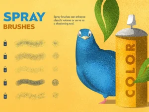 cover image artista brushes for illustrator