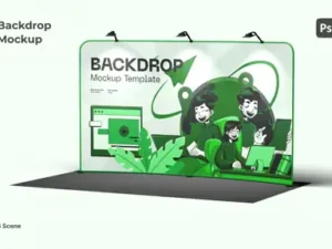 cover image backdrop mockup