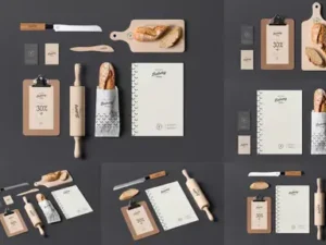 cover image bakery branding mock up