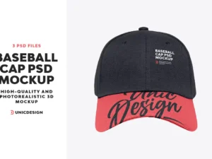 cover image baseball cap mockup