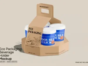 cover image beverage cup mockup