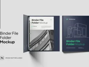 cover image binder mockup