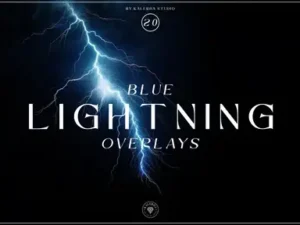cover image blue lightning overlays