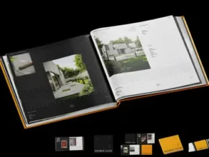 cover image book mockup set