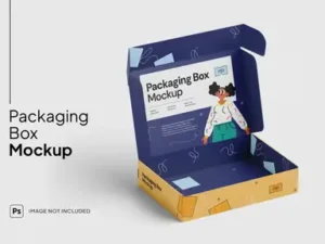 cover image box packaging mockup
