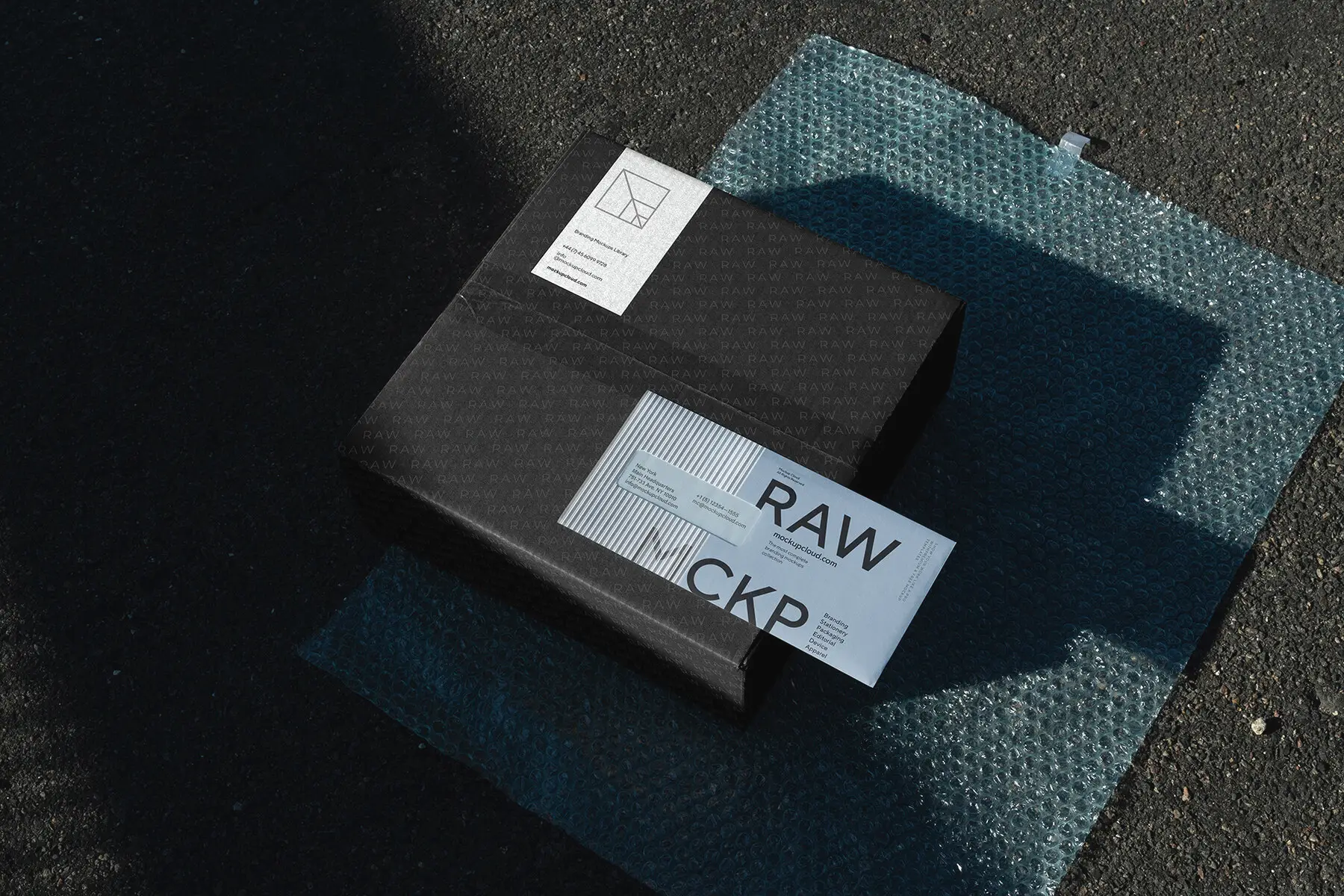 Box Packaging Mockups Kit - Raw Series Graphics