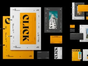 cover image brand identity mockup set