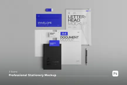 Brand Identity Stationery Mockup Set