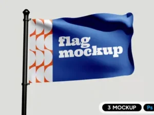 cover image branding flag mockup