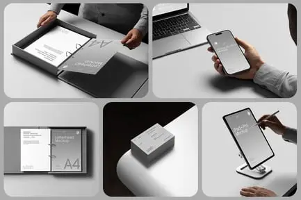 Branding Identity Mockups / Slash Series 01