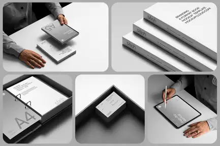 Branding Identity Mockups / Slash Series 02