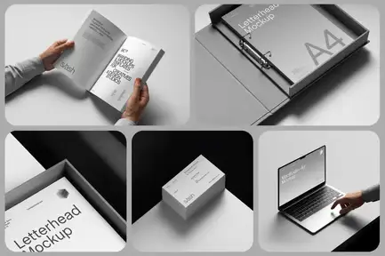 Branding Identity Mockups / Slash Series 03