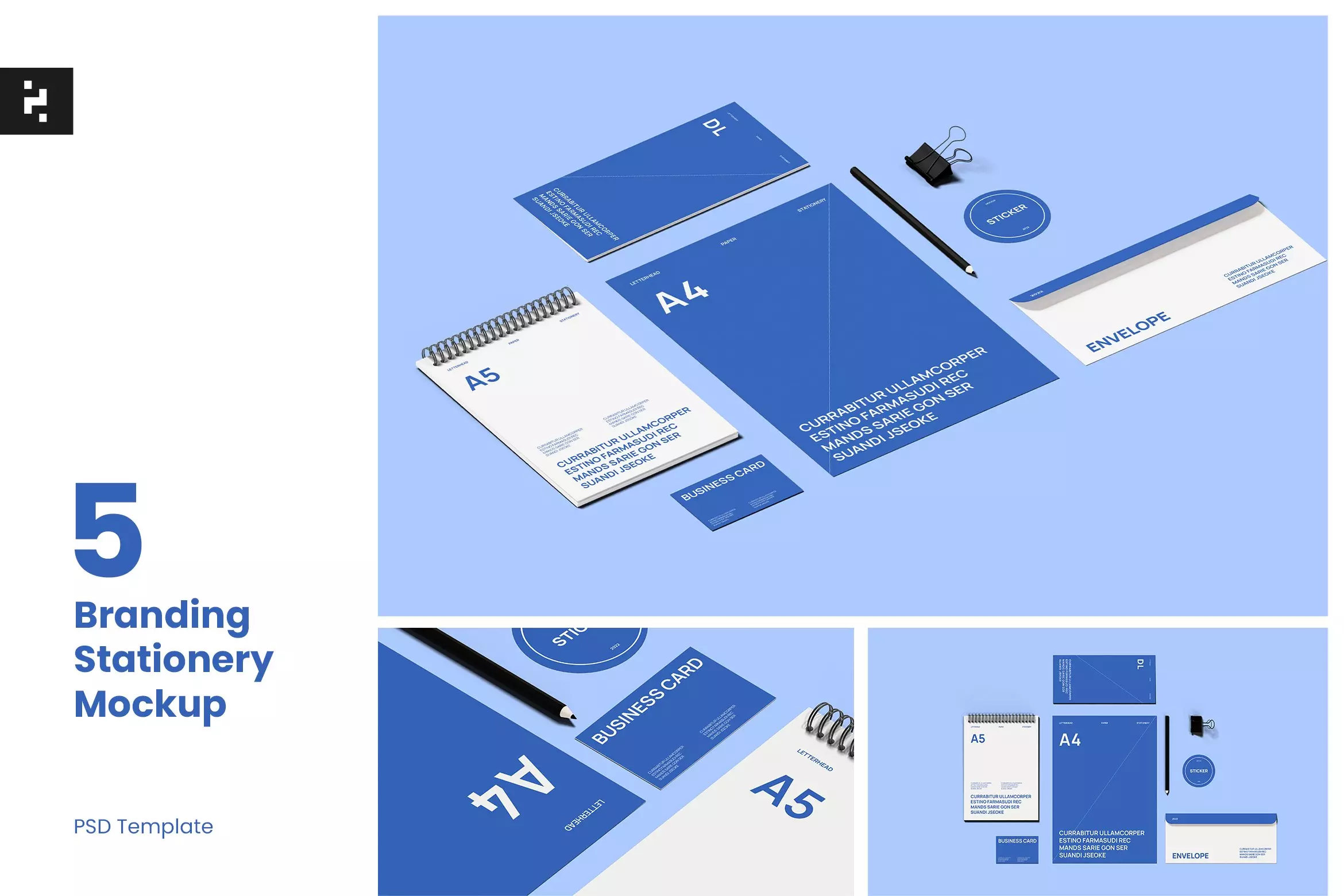 Branding Stationery Mockup Template