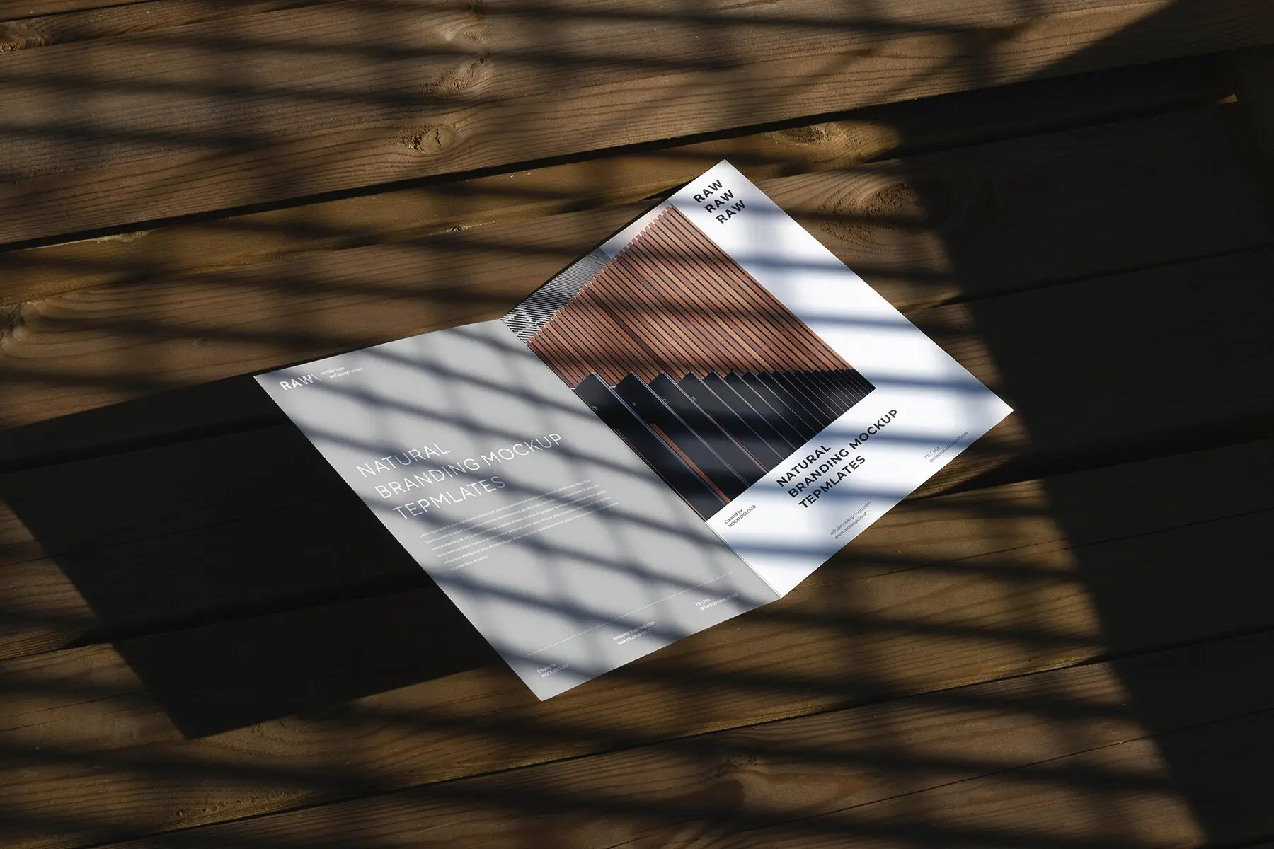 Brochure Mockups Kit - Raw Series Graphics